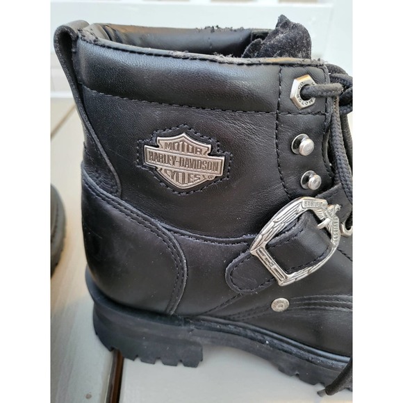 Harley Davidson Leather Motorcycle boots Unisex Men or woman main image 6